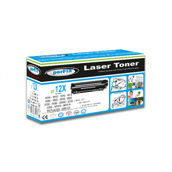 perFIX PF 2612X-Q2612X 1010 YÜKSEK KAPASİTE TONER (55498) 4K