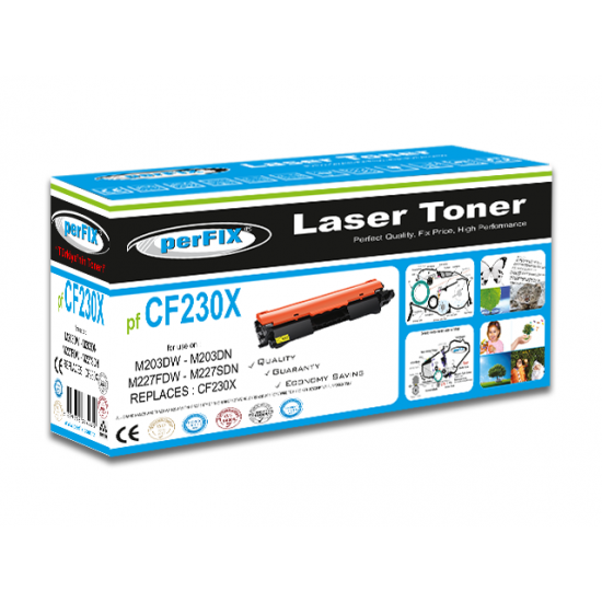 perFIX PF 30X-CHİPLİ CF230X TONER 3K