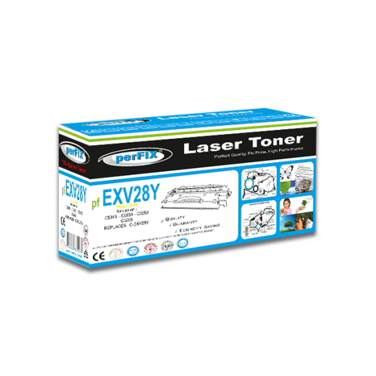 perFIX PF C-EXV28Y  IR5045 - IR5051 - IR5250 - IR5255  SARI TONER  38K