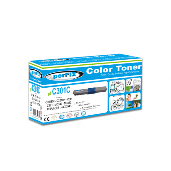 perFIX PF C301 MAVİ C321-MC332-MC342 TONER 1,5K