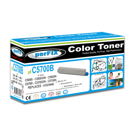 perFIX  PF C5700 - 5800 SİYAH TONER