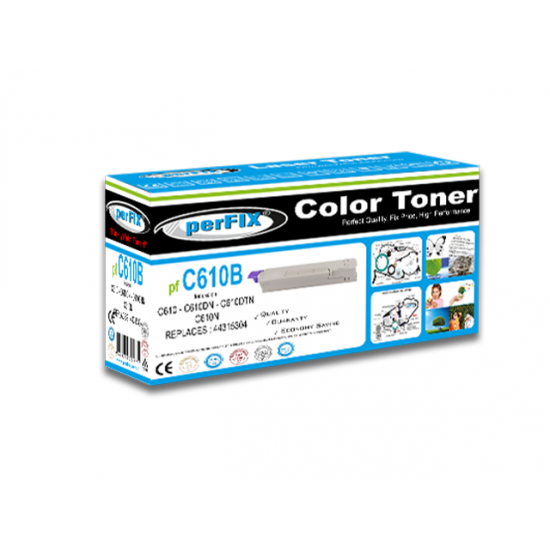 perFIX PF C610 SİYAH 44315324 TONER 8K