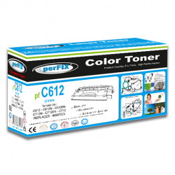 perFIX PF C612 MAVİ TONER 6K