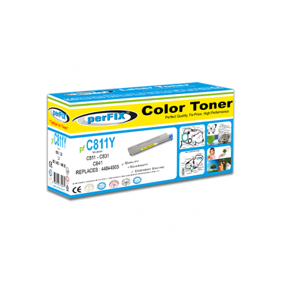 perFIX PF C811 Y SARI-C831-C841 SARI TONER 10K