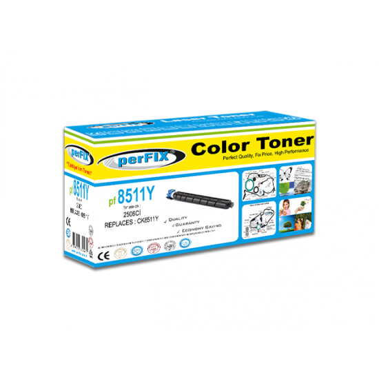 perFIX  PF CK8511 2506Cİ SARI TONER