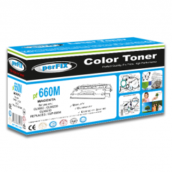 perFIX PF CLP660M KIRMIZI CLP610-CLX6200-CLX6210 TONER KIRMIZI