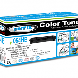 perFIX PF CRG054HB SİYAH YÜKSEK KAPASİTE TONER 3,1K