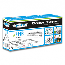 perFIX PF CRG711B-711  LBP5300-LBP5360 LASER TONER   SİYAH