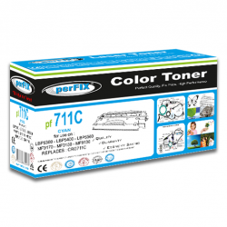 perFIX PF CRG711C-711  LBP5300-LBP5360 LASER TONER  MAVİ