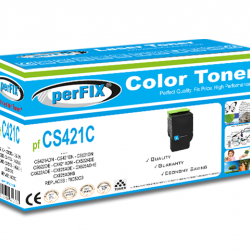 perFIX PF CS421  MAVİ TONER 5K