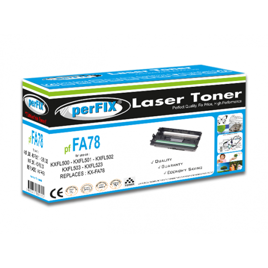 perFIX PF FA78-KXFA78A-FL501-FL502-FL503-FL522-FL523 TONER 6K