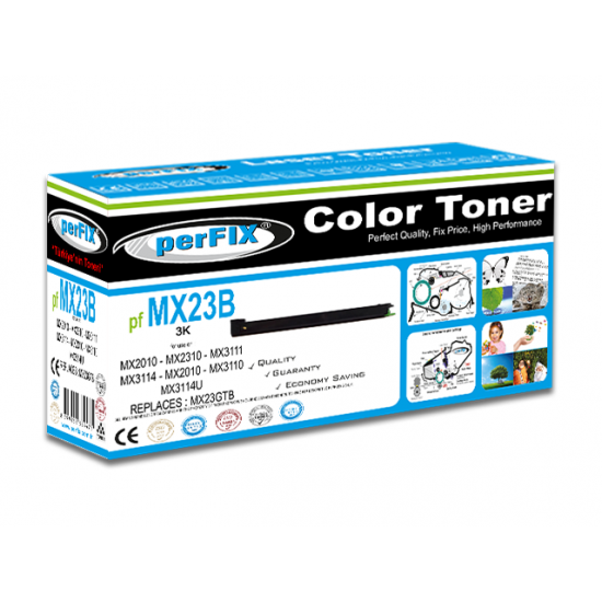 perFIX PF MX23GT-SİYAH-MX27GT-MX31 TONER