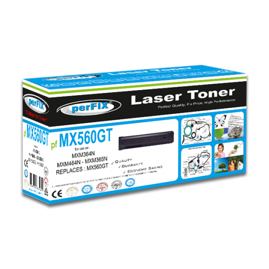 perFIX PF MX560GT-MXM364-MXM365-MXM464-MXM465 TONER