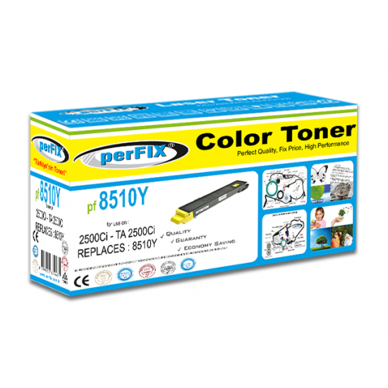 perFIX  PF UT 2500Cİ -  CK8510B  SARI  TONER