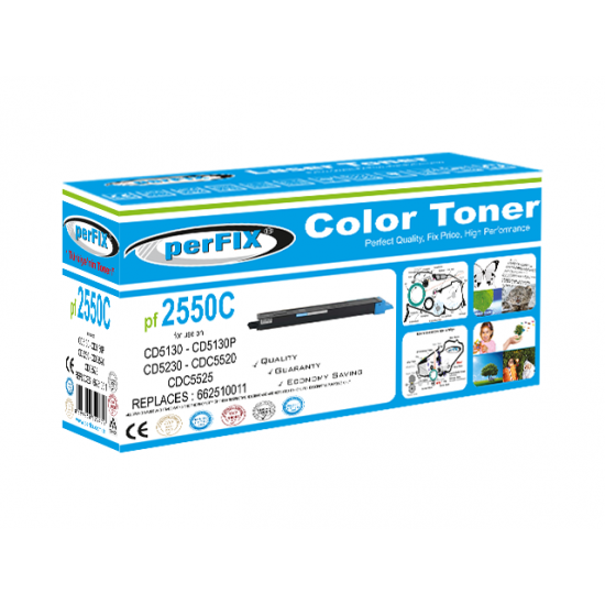 perFIX PF UT 2550ci– MAVİ TONER 6K