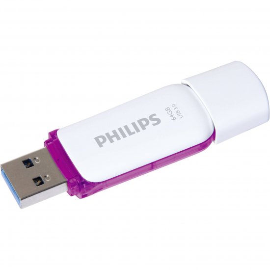 PHILIPS 64GB SNOW EDITION USB 3.0 FLASH BELLEK (MAGIC PURPLE) FM64FD75B/00