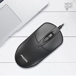 PHILIPS M105 SPK7105 Usb Kablolu Mouse Dpı1000 (3 Milyon Tıklama Ömrü) 1,5mt Kablo Uzunuluğu