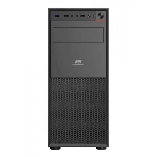 PowerBoost PB-A400B 400W DVD Yuvalı Panel 12cm fan +usb 3.0 Atx Kasa