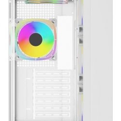 POWERBOOST PB-SS02W SEA VIEW JBST-PBSS02W USB 3.0 Mesh Beyaz 7X12CM RGB FAN GAMING ATX KASA