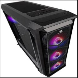 PowerBoost VK-P15B 600W 80+ Mesh Panel Siyah ARGB 4 x 12cm RGB FAN Mid Tower Gaming Kasa