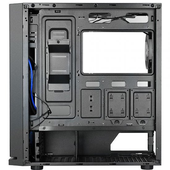 RAMPAGE CARISMA-V1 PSU Yok Mid Tower Gaming Kasa Kırmızı Led Fanlı Pencereli