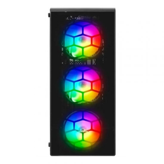 RAMPAGE REDSKY 700W 80Plus Bronze Tempered Glass pencereli Siyah 4x120mm RGB FANLI Gaming Kasa