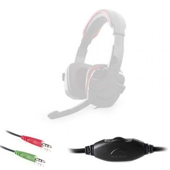 Rampage SN-R9 Gaming Mikrofonlu Kulaklık Siyah/Kırmızı