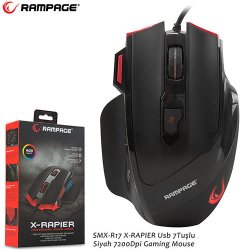 Rampage X-Rapier SMX-R17 Usb 7200 Dpi 7 Tuş Gaming Mouse