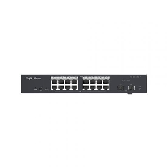 RUIJIE Reyee 16 Port RG-ES218GC-P 10/100/1000 Yönetilebilir 2x SFP PoE+ Switch (240W)