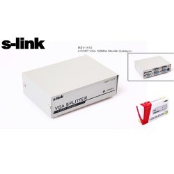 S-LINK MSV-1415 4 Port 150Mhz Monitör Çoklayıcı Switch