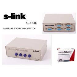 S-LINK SL-154C 4 Port Vga Çoklayıcı Manuel