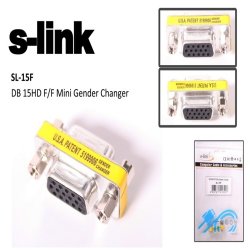 S-LINK SL-15F 15 Pin (F/F) Vga Metal Çevirici