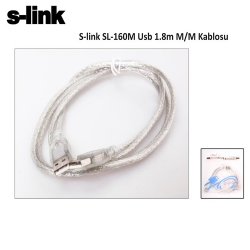 S-LINK SL-160M Usb 2.0 E/E Usb Kablosu ( 1.8 Metre )