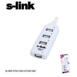 S-LINK SL-492 4 Port Usb 2.0 Çoklayıcı Mini Hub