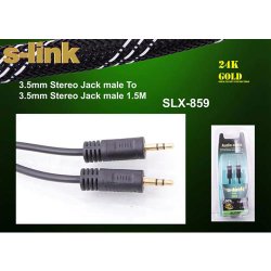 S-LINK SL-859 ( 1.5 Metre ) Stereo Ses Kablosu