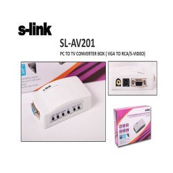 S-LINK SL-AV201 Vga To Video Converter Çevirici