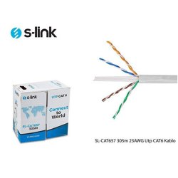S-LINK SL-CAT657 Cat6 Utp ( 305 Metre ) 23 Awg Network Kablosu