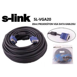 S-LINK SL-VGA20 E/E ( 20 Metre ) VGA Görüntü Kablosu