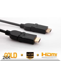 S-LINK Slx-318 Hdmi to Hdmi ( 5 Metre ) 3D Altın Uç Görüntü Kablosu