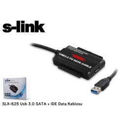 S-LINK SLX-625 Usb 3,0 SATA + IDE Data Kablosu
