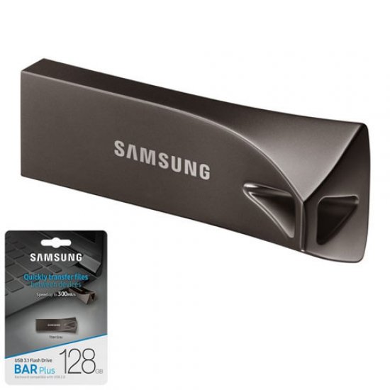 SAMSUNG 128GB BAR PLUS USB 3.1 Flash Disk MUF-128BE4/APC