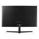 SAMSUNG 23,5 LC24F396FHMXUF 4Ms VGA HDMI Curved Led Monitör Parlak Siyah