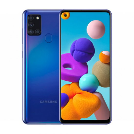 Samsung Galaxy A21s Blue 48 MP 4G Wi-Fi 6.5 64 GB Samsung Türkiye Garantili