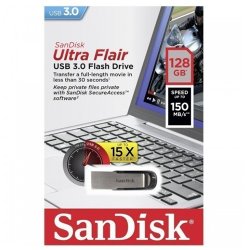 SANDISK 128GB ULTRA FLAIR Metal Kasa Usb 3.0 Flash Disk SDCZ73-128G-G46