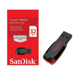 SANDISK 32GB Cruzer Blade Siyah Usb 2.0 Flash Disk SDCZ50-032G-G35