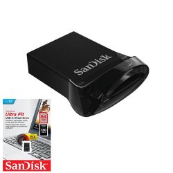 SANDISK 64GB ULTRA FIT Siyah Usb 3.0 Flash Disk SDCZ43-064G-G46