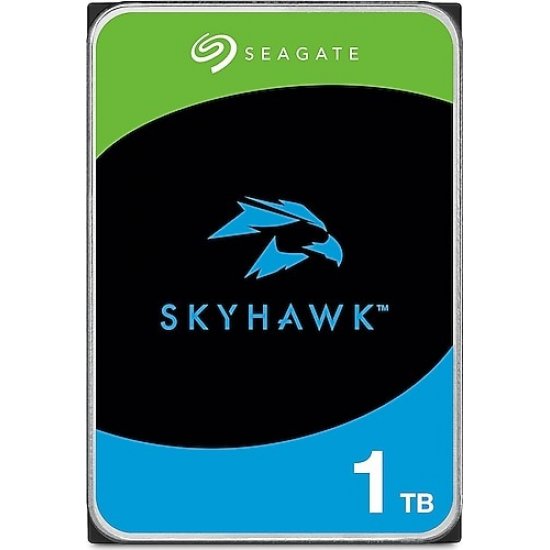 SEAGATE 3.5 SKYHAWK 1TB 5400RPM 256MB SATA3 Güvenlik HDD ST1000VX013 (7/24)
