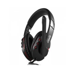 SNOPY SN-338 Mikrofonlu Kulaklık Siyah/Kırmızı