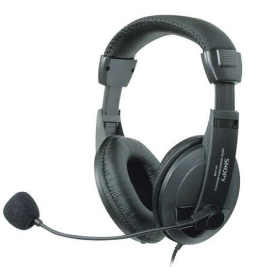 SNOPY SN-4388 Deri Profesyonel Mikrofonlu Kulaklık SNOPY SN-4388 Deri Profesyonel Mikrofonlu Kulaklık