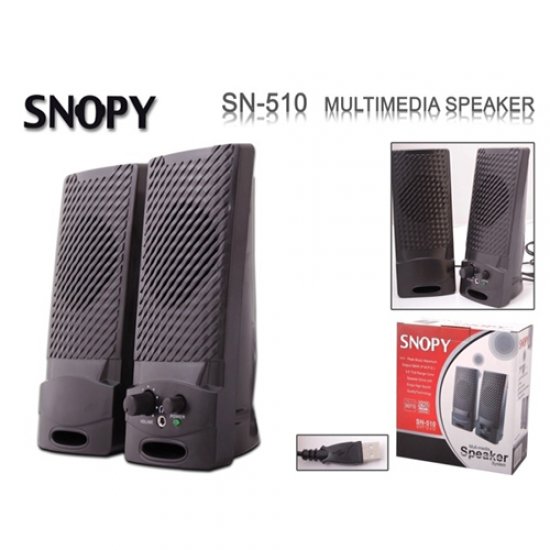 SNOPY SN-510 1+1 Usb Siyah Hoparlör SNOPY SN-510 1+1 Usb Siyah Hoparlör